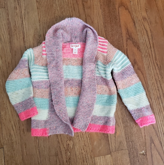 Cat & Jack Shirts & Tops Multi Colored Cat Jack Sweater Poshmark